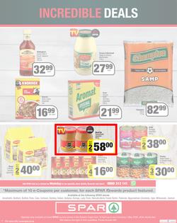 SPAR EASTERN CAPE : Turn Your Shopping Into A Car (19 April - 01 May 2022) | Valid In Amahlathi, Bedford, Buffalo Flats, Cala, Centane, Hankey, Indwe, Idutywa, Komga, Lady Frere, Nemato, Patensie, page 8