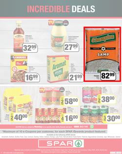 SPAR EASTERN CAPE : Turn Your Shopping Into A Car (19 April - 01 May 2022) | Valid In Amahlathi, Bedford, Buffalo Flats, Cala, Centane, Hankey, Indwe, Idutywa, Komga, Lady Frere, Nemato, Patensie, page 8