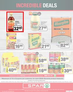 SPAR EASTERN CAPE : Turn Your Shopping Into A Car (19 April - 01 May 2022) | Valid In Amahlathi, Bedford, Buffalo Flats, Cala, Centane, Hankey, Indwe, Idutywa, Komga, Lady Frere, Nemato, Patensie, page 8