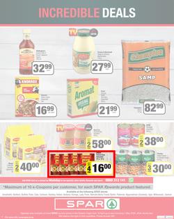 SPAR EASTERN CAPE : Turn Your Shopping Into A Car (19 April - 01 May 2022) | Valid In Amahlathi, Bedford, Buffalo Flats, Cala, Centane, Hankey, Indwe, Idutywa, Komga, Lady Frere, Nemato, Patensie, page 8