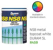 Duram NS8 Metal Topcoat (White)-5Ltr