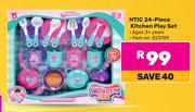 HTIC 24 Piece Kitchen Play Set