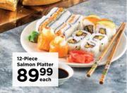 12 Piece Salmon Platter-Each