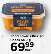 Food Lover's Pickled Snoek-500g Each