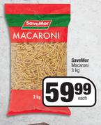 SaveMor Macaroni-3Kg Each
