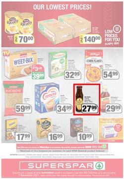 SUPERSPAR EASTERN CAPE : Our Best For Less (26 October - 7 November 2021) | Valid In Butterworth, Cofimvaba, Daku, Engcobo, Georgious, Highway, Kwantu, Mdantsane, Ndu, New Brighton, Protea, Zonke, page 8