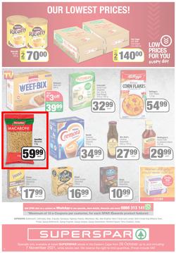 SUPERSPAR EASTERN CAPE : Our Best For Less (26 October - 7 November 2021) | Valid In Butterworth, Cofimvaba, Daku, Engcobo, Georgious, Highway, Kwantu, Mdantsane, Ndu, New Brighton, Protea, Zonke, page 8