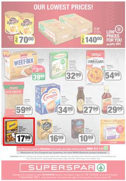 SUPERSPAR EASTERN CAPE : Our Best For Less (26 October - 7 November 2021) | Valid In Butterworth, Cofimvaba, Daku, Engcobo, Georgious, Highway, Kwantu, Mdantsane, Ndu, New Brighton, Protea, Zonke, page 8
