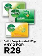 2Dettol Soap Assorted-For Any 2 x 175g
