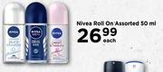4Nivea Roll On Assorted-50ml Each