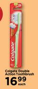 9Colgate Double Action Toothbrush-Each