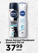 Nivea Aerosol Desodorant Assorted-150ml Each