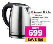 Russell Hobbs 1.7L Cordless Stainless Steel Kettle