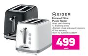Meiger Romana 2 Slice Plastic Toaster-Each