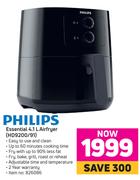 Philips Essential 4.1L Airfryer HD9200/91