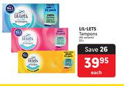 Lil-Lets Tampons (All Variants)-32's Each