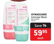 Gynaguard Intimate Wash (All Variants)-140ml Each