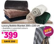 Luxury Bobble Blanket 200 x 220cm-Each
