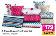 3 Piece Queen Comforter Set-Per Pack  