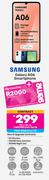 Samsung Galaxy A06 Smartphone-On 1.4GB Red Core Top Up