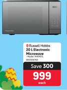 Russell Hobbs Electronic Microwave RHEM21L 850006782-20 Ltr Each