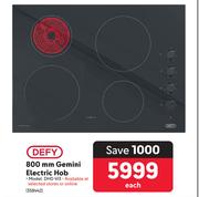 Defy 800mm Gemini Electric Hob DHD 413-Each