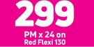 Samsung Galaxy A03 Smartphone-On Red Flexi 130