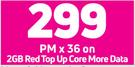 2 x Oppo A16 4G Smartphone-On 2GB Red Top Up Core More Data + On Promo 70