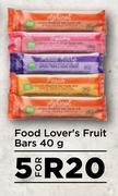 Food Lover's Fruit Bars-For 5 x 40g