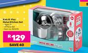 Kids n Play Metal Kitchen Set