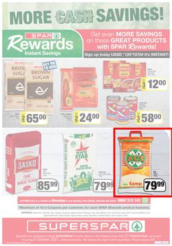 SUPERSPAR COUNTRY EASTERN CAPE (21 September - 3 October 2021) Valid In Butterworth, Cofimvaba, Daku, Engcobo, Kwantu, Ndu, New Brighton, Zonke, Georgious, page 8