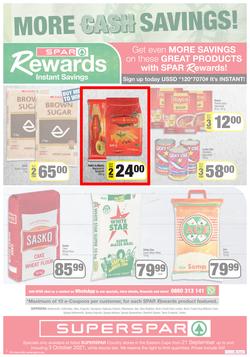 SUPERSPAR COUNTRY EASTERN CAPE (21 September - 3 October 2021) Valid In Butterworth, Cofimvaba, Daku, Engcobo, Kwantu, Ndu, New Brighton, Zonke, Georgious, page 8
