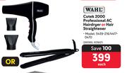 Wahl Cutek 2000 Professional AC Hairdryer Or Hair Straightener 5439-216/4417-0470