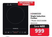 Kenwood Single Induction Cooker IDC01.000BK