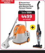 Bennett Read One Extraction Plus Aerovac Stick Vacuum Cleaner-Per Bundle