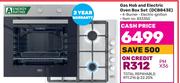 Defy Gas Hob & Electric Oven Box Set DCB843E