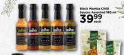 Black Mamba Chilli Sauces Assorted-180ml Each