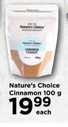 Nature's Choice Cinnamon-100g Each