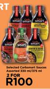 Selected Carbsmart Sauces Assorted-For 2 x 330ml/375ml