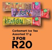 Carbsmart Ice Tea Assorted-For 3 x 17g
