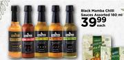 Black Mamba Chilli Sauces Assorted-180ml Each
