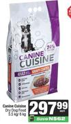 Canine Cuisine Dry Dog Food-5.5Kg/6Kg Each