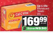 Cal-C-Vita Effervescent Tablets-20s Per Pack
