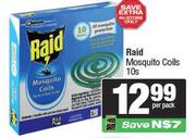 Raid Mosquito Coils-10s Per Pack