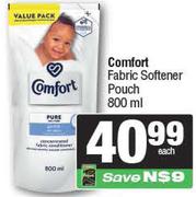 Comfort Fabric Softener Pouch-800ml Each
