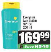 Everysun Sun Lotion SPF50-200ml Each