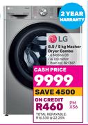 LG 8.5Kg/5Kg Washer Dryer Combo