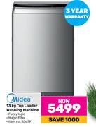 Midea 13Kg Top Loader Washing Machine