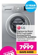 LG 9Kg Inverter Direct Drive Front Loader Washing Machine F4J3VYP5L.ALSQESA