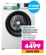 Hisense 6Kg Front Loader Washing Machine